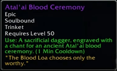 sod phase 3 atal'ai blood Ceremony
